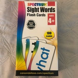 Sight Words Flash Cards - Ages 4+